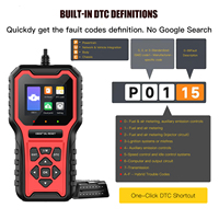 Escáner de Diagnóstico para Automóviles OBD2 con Pantalla a Color de 2.8 Pulgadas, 1 Año de Garantía para Leer/Borrar Códigos, Comprobar la Luz del Motor, Verificar la Preparación I/M, Búsqueda de Códigos DTC