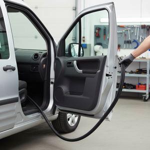 Goma de sello de puerta delantera OEM 9T16A20708AB para Ford Transit Tourneo Connect 2002-2013 tira de sellado con servicio de procesamiento de soldadura - Product Image 3