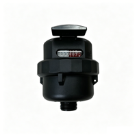 Plastic Brass Optional Volumetric Water Meter R80 Low Pressure Mechanical Piston Cold Water Meter for Widely Use