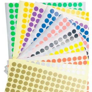 Wholesale Custom <b>Printer</b> Circle Spot Dot <b>Stickers</b> Classification Waterproof Adhesive <b>Sticker</b> - Product Image 1