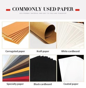 Bán buôn tùy chỉnh in logo của Bạn Giấy Kraft gấp bao bì hộp áo thun quần áo Hộp quà tặng - Product Image 4