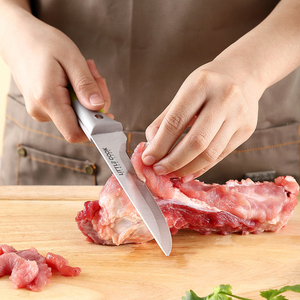Little Cook <strong>Boning</strong> <strong>Knife</strong> Ergonomic No-slip Rubber <strong>Handle</strong> with Stainless Steel Sharp Edge for Meat Cutting Filet <strong>Knife</strong> - Product Image 5