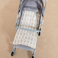 Doublure de poussette en coton mousseline premium, crêpe 3D Minky Dot, douce et moelleuse, apaisante, coussin de siège bébé, motif personnalisé, livraison rapide