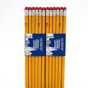 Meilleures ventes sur le marché nigérian – Crayon HB jaune en bois de qualité supérieure de 7 pouces avec gomme rouge sur le dessus, personnalisable en gros - Product Image 1