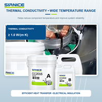 Composé de scellement époxy bicomposant thermiquement conducteur UL94 V-0 pour moteur, transformateur, module d'alimentation CC2016
