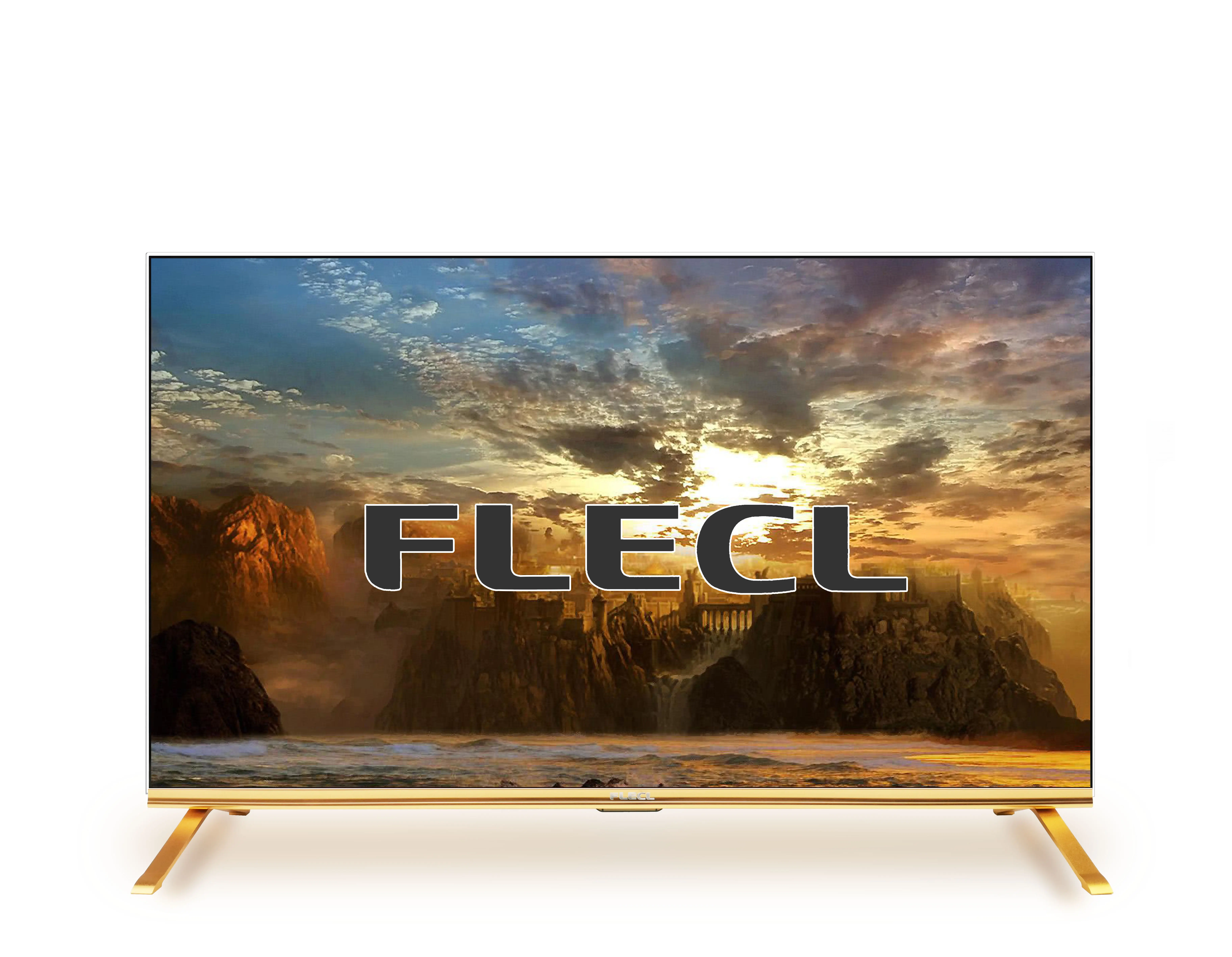 FLECL prix usine 4K télévision intelligente 50 pouces HD 720P 32 pouces sans cadre lcd led tv 43 pouces écran plat android home tv