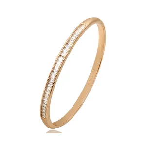 52173 Xuping China Wholesale gold plated gemstone fashion bangle for women
