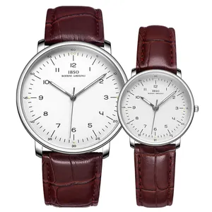IBSO 3626G Hot Selling Luminous Couple Watch Set Couple Watch Set Gift Spot Quartz Watch
