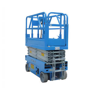 Mendorong sendiri Platform udara pria pengangkat hidrolik Platform gunting kecil Lift untuk penjualan Lift elektronik seluler - Product Image 1