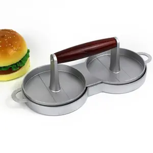 Bán buôn Die Cast sắt Tortilla nhôm đôi bánh hamburger Báo Chí bền cho bán