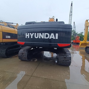 Excavatrice hydraulique sur chenilles Hyundai 210LC-9 d'occasion, 21 tonnes, moteur, boîte de vitesses, performances stables, travaux miniers, terrassement - Product Image 3