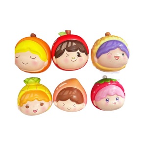 Juguetes para apretar frutas y verduras, muñecos de PU suaves para aliviar el estrés, para niños de 2 a 4 años, unisex - Product Image 4
