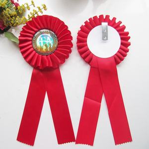 Cintas de Roseta Clásicas Personalizadas de <span class=keywords><strong>Bocho</strong></span>, Premio de Satén y Poliéster para Exhibiciones Caninas y Ecuestres, con Diseño de Logotipo Personalizado Impreso en Offset - Product Image 3