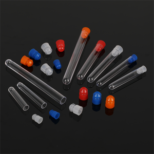 Laboratoire de matériaux PS transparent simple personnalisé <span class=keywords><strong>Tube</strong></span> à essai à fond rond 12x150mm comme instrument de <span class=keywords><strong>test</strong></span> - Product Image 3