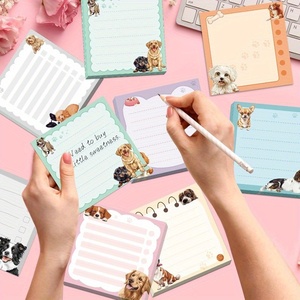 600pcs de notes autocollantes mignonnes 8 races adorables de dessins animés, blocs-notes auto-adhésifs avec adhésif lisse, 3.1x3.1 pouces, 4 couleurs pastel - Product Image 4