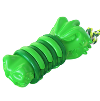 Jouet à mâcher pour chien en forme de tête d'alligator, sonore et étrange, pour vente en gros aux fabricants, jouet pour animaux de compagnie