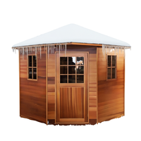Structure extérieure moderne en bois massif (cèdre rouge, pruche) pour 1 personne, sur mesure, OEM/ODM, écologique, pour clients mondiaux