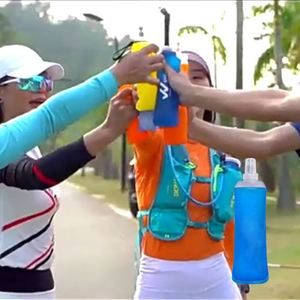 Gym <b>Water</b> Bottle Portable Foldable Hiking Basketball Cycling Hydration Bladder for Outdoor - Product Image 6
