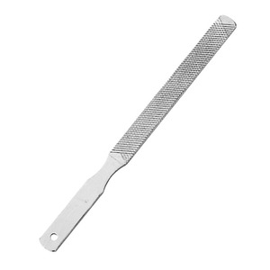 Lime à ongles en acier inoxydable, grain 180, motif diamant, outil professionnel de manucure et pédicure - Product Image 1