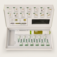 Boîte cadeau en papier rigide magnétique durable avec logo personnalisé pour l'emballage de pompe à injection et de stylo