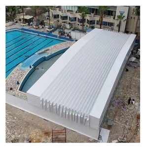 Auvent motorisé rétractable pour piscine, entrepôt, zone <span class=keywords><strong>de</strong></span> stockage, <span class=keywords><strong>abri</strong></span> électrique. - Product Image 1
