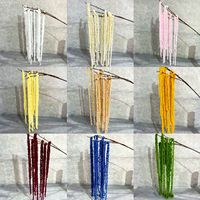 Décoration florale suspendue pour mariage, en fleurs artificielles, en PVC souple, fabriquées à la main, respectueuses de l'environnement, pour aménagement paysager extérieur