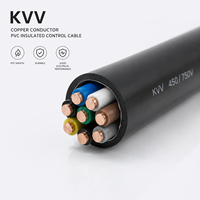 Câble de commande KVV en cuivre isolé PVC 450/750V, rond, IP65, fil électrique
