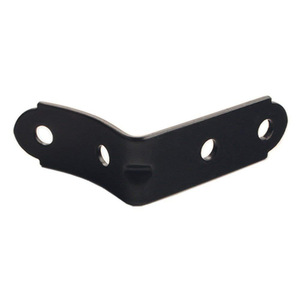 Car Door Hinge <b>Bracket</b> Repair Kit Steel 3 Hole Piano <b>Black</b> Industrial Design For Audi A4 S4 RS4 B6 B7 - Product Image 3