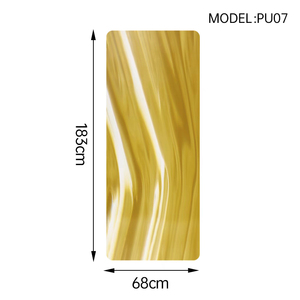 Tapis <span class=keywords><strong>de</strong></span> <span class=keywords><strong>yoga</strong></span> et <span class=keywords><strong>de</strong></span> Pilates pliable, antidérapant, imperméable, écologique, en mousse <span class=keywords><strong>de</strong></span> caoutchouc naturel PU, 5 mm, 183 cm, 2 kg, vente en gros d'usine - Product Image 5