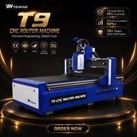 Vente flash : machine de gravure CNC à vitesse variable de taille 4*8, machine de fraisage CNC pour le bois, avec prix compétitif