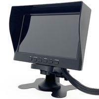 Moniteur MDVR 7 pouces avec caméra de recul, système d'enregistrement CCTV 4 canaux, moniteur de circulation surround, aide au recul pour voitures