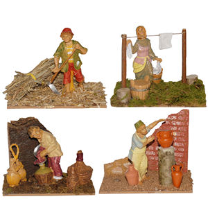 Accessori per Presepe con Statuine 11x9 H. 13CM Assortiti - Product Image 1