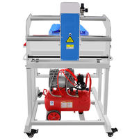 EE. UU. 110 V Transferencia de sublimación digital Doble 2 cabezales Auto Open 16X24 Máquina de prensa de calor automática deslizante para camisetas