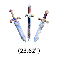 Eilte - Juego de Espada y Escudo Qilin Realistas de Espuma de PU de 23.62'', Ligeros y Flexibles, Venta al por Mayor de Fábrica para Halloween, Personalización OEM