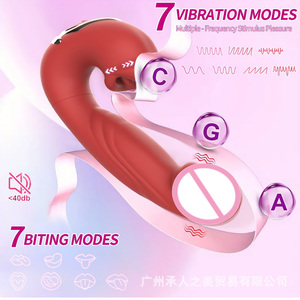 Vibrateur lapin 3-en-1 silencieux, 7 vitesses télescopiques, 7 modes de vibration, 5 modes de stimulation, étanche IPX7, jouet sexuel pour femmes - Product Image 3