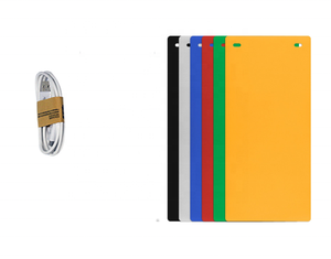 2 Tấm LED Studio Chụp Ảnh Cầm Tay 20/30/40CM Hộp Đèn Chụp Ảnh Mini Gấp Gọn 6 Màu Phông Nền Studio - Product Image 5