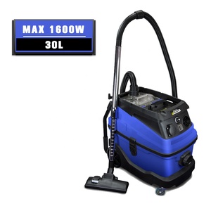 Aspirateur industriel électrique multi-usage, vent, humide et sec, 3 en 1, 1600 w Max, 30 Litre, réservoir en plastique PP <span class=keywords><strong>bleu</strong></span> et rouge - Product Image 1
