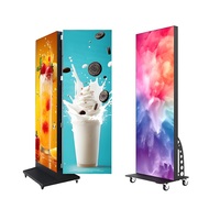 P1.8 P2 Layar LED Poster Lipat Portabel Kecerahan Tinggi untuk Acara, Mal, dan Iklan Ritel