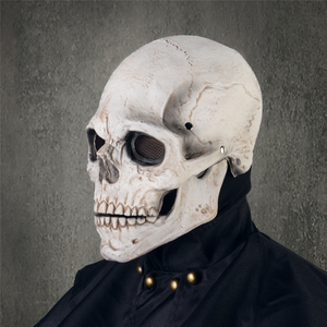 Máscara <span class=keywords><strong>de</strong></span> <span class=keywords><strong>Calavera</strong></span> <span class=keywords><strong>Realista</strong></span> <span class=keywords><strong>de</strong></span> Látex para Fiesta, Casco <span class=keywords><strong>de</strong></span> Halloween, Máscara <span class=keywords><strong>de</strong></span> Esqueleto <span class=keywords><strong>de</strong></span> Cabeza Completa con Mandíbula Móvil, Máscara <span class=keywords><strong>de</strong></span> <span class=keywords><strong>Calavera</strong></span> - Product Image 6