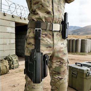 Étui tactique dissimulé OWB en Kydex pour arme à feu, à fixation cuisse, avec dégagement rapide pour l'extérieur - Product Image 2