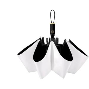 Parapluie compact et léger Sunny pour l'extérieur, pliable en cinq sections, protection UV, coupe-vent, ouverture semi-automatique pour les voyages - Product Image 1