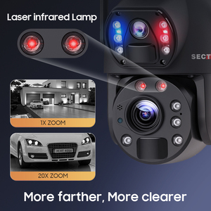 20x Zoom HD 6MP 4 gam năng lượng mặt trời hệ thống không thấm nước Máy ảnh kim loại vỏ 3K ống kính kép IP CCTV PTZ ngoài trời an ninh máy ảnh năng lượng mặt trời Powered - Product Image 3