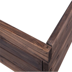 Jardinière rectangulaire surélevée <span class=keywords><strong>en</strong></span> bois pour patio extérieur, fleurs et légumes 47''Lx24''Wx9''H - Product Image 5