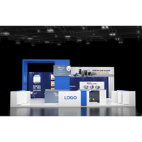 Diseño de Stand de Madera con Techo de Truss Premium para Exposiciones Globales en Europa, Estados Unidos y Medio Oriente