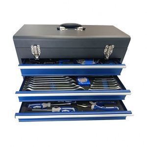 Ensemble d'outils de 408 pièces avec armoire à 3 tiroirs coulissants, cliquet à 72 dents, <span class=keywords><strong>kit</strong></span> d'outils mécaniques pour la réparation automobile, pour <span class=keywords><strong>garage</strong></span> et atelier - Product Image 5