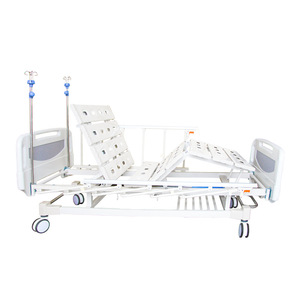 Cama de Hospital Saiford 2130*960*500 Manual con Doble Manivela, Altura Ajustable y Freno de Control Central para Pacientes Mayores - Product Image 2