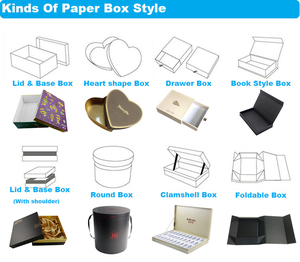 Sang Trọng Từ Hộp Quà Tặng Ribbon Xử Lý Biểu Tượng Tùy Chỉnh Cứng Cứng Cứng Tông Giấy Màu Đen Quần Áo Chèn Hot UV Vật Liệu Tái Chế - Product Image 6