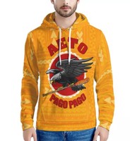 Sweat à capuche décontracté pour homme NUUULI Eagle, motif tribal polynésien Samoa, livraison directe spéciale, MOQ 1