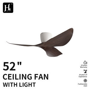 Ventilateur de plafond décoratif en bois réversible avec moteur BLDC de 38/52 pouces, avec télécommande, en stock aux États-Unis - Product Image 2