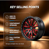 Rines de Aleación Estilo Beadlock Personalizados de 18X8.5 6X139.7 4x4 para Toyota Hilux Tacoma Land Cruiser Prado 150 Mitsubishi Triton